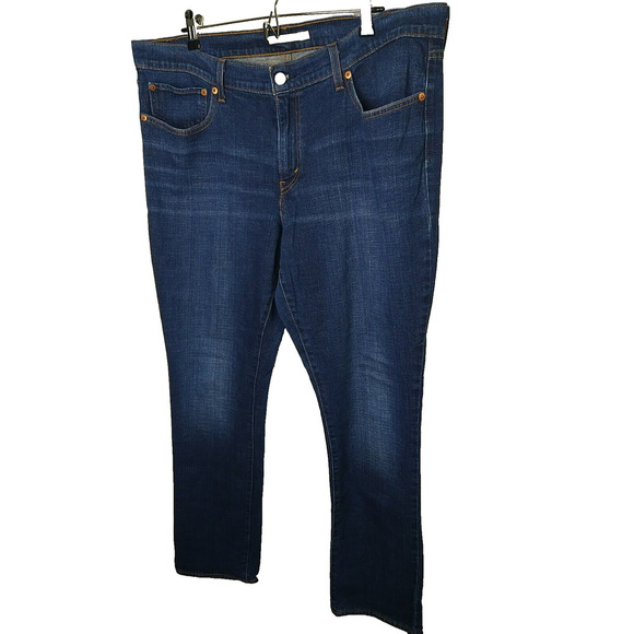 Levi's 414 Jeans Womens 33 Relaxed Straight Medium Wash Mid Rise Stretch Denim - Picture 1 of 12